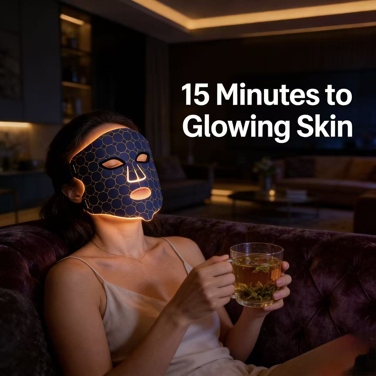 GUANDA CARE LED Facial Mask with Vibration